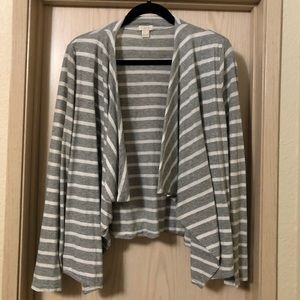 J. Crew Open draped jacket